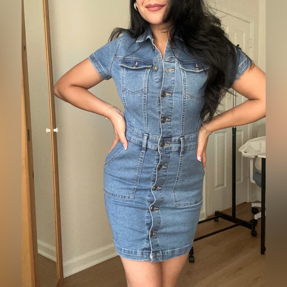 Jean Mini Dress